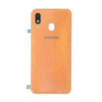 Cache batterie Samsung Galaxy A40 corail